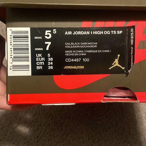 Air Jordan 1 High OG TS SP - Picture 7 of 7